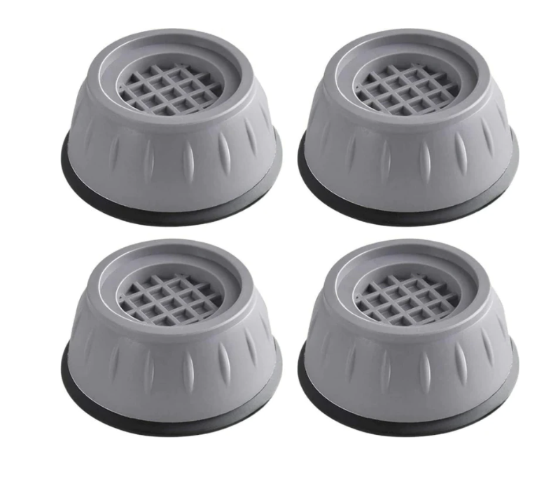 Set 4 Picioruse GRI antisoc si antiderapante pentru masina de spalat